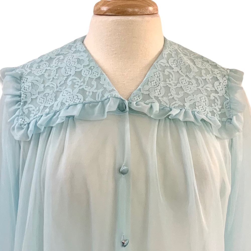 Vintage 60s JC Penney Gaymode Lingerie Bed Jacket - Picture 4 of 11